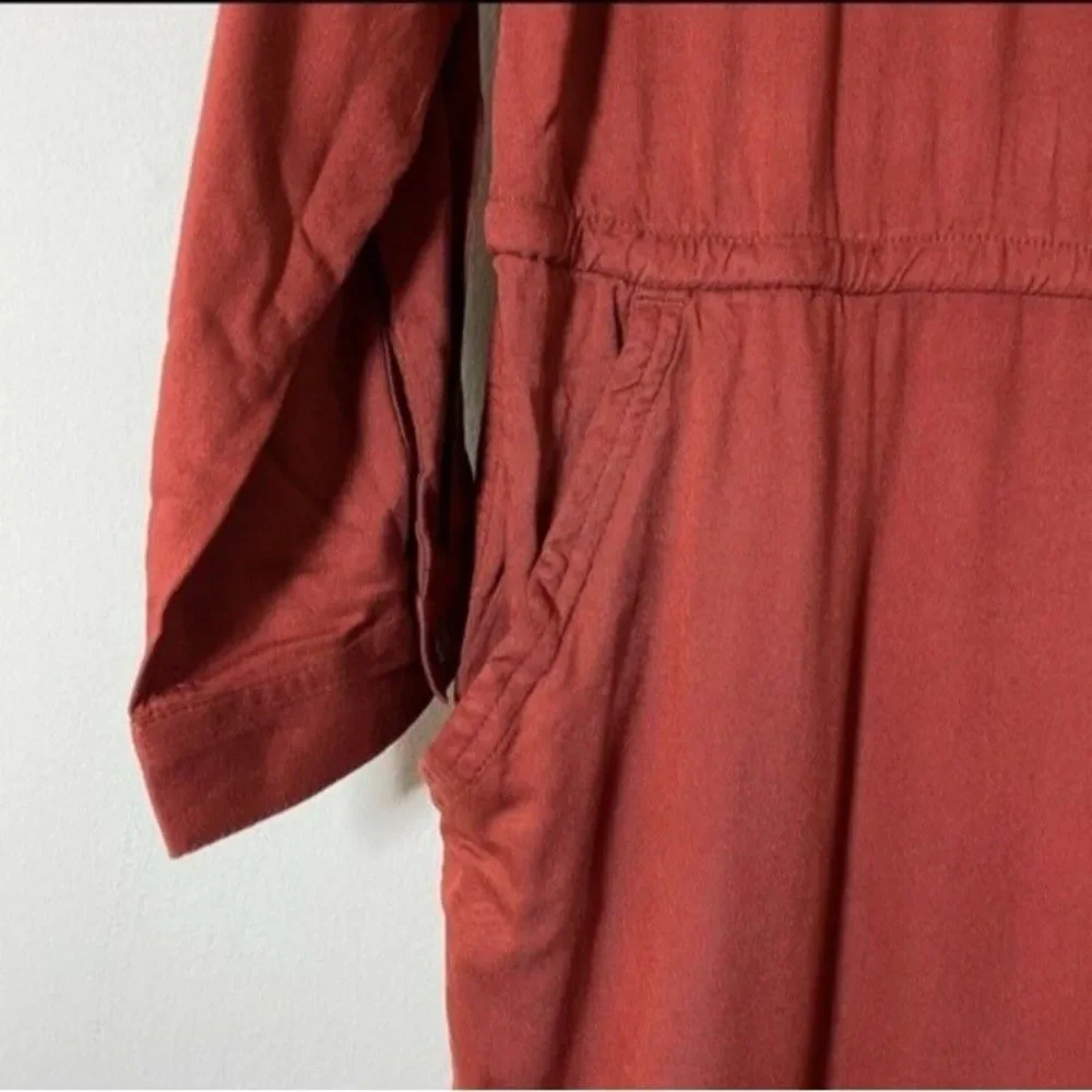 NWT Old Navy Tierra Red Long Sleeve Jumpsuit